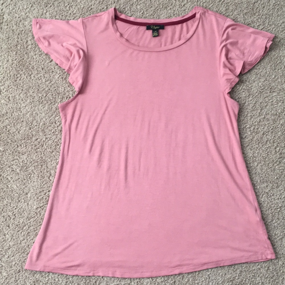 Flutter sleeve Top